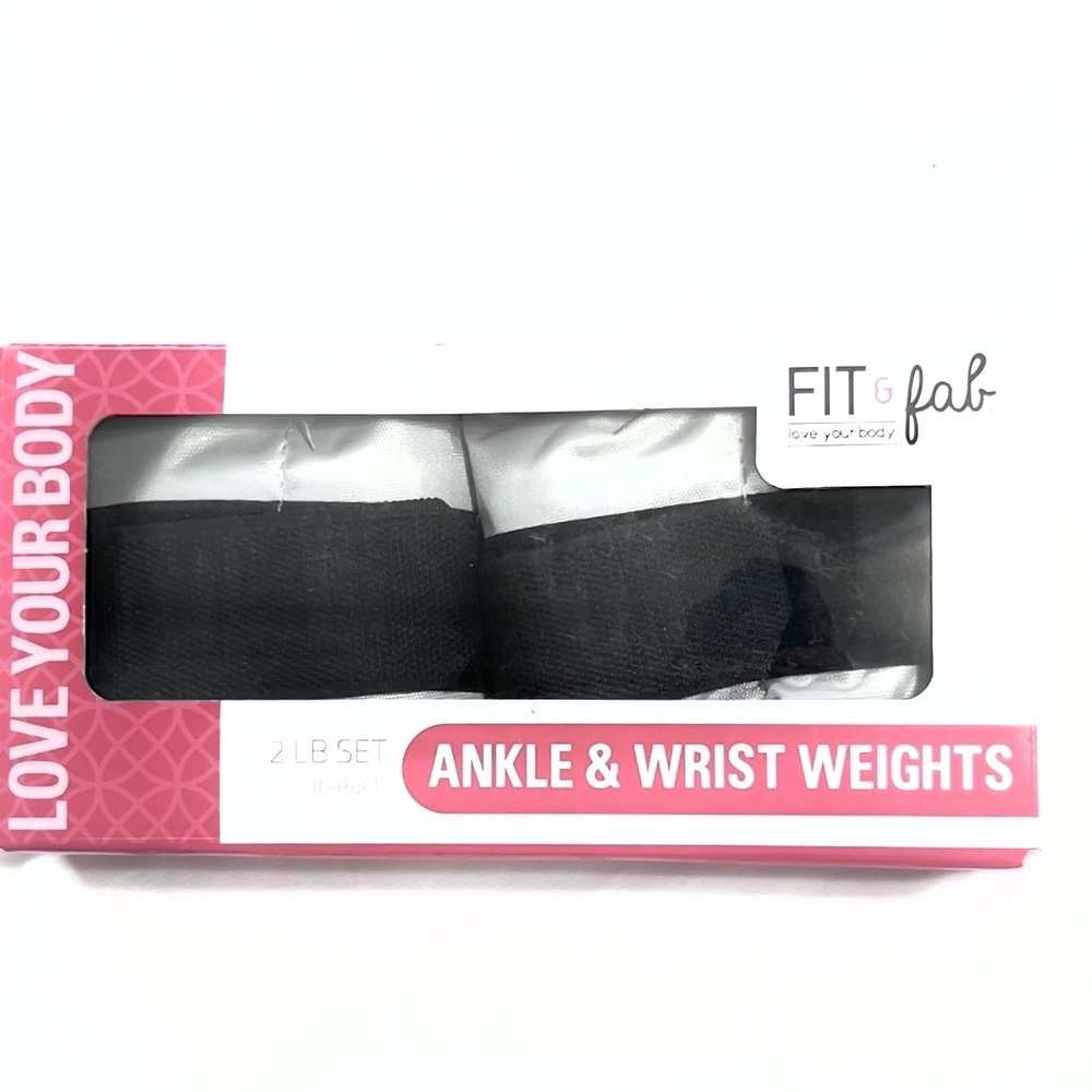 Adjustable Ankle Wrist Weight  5lb (Total) Home Workout Walking Pilates Fitness